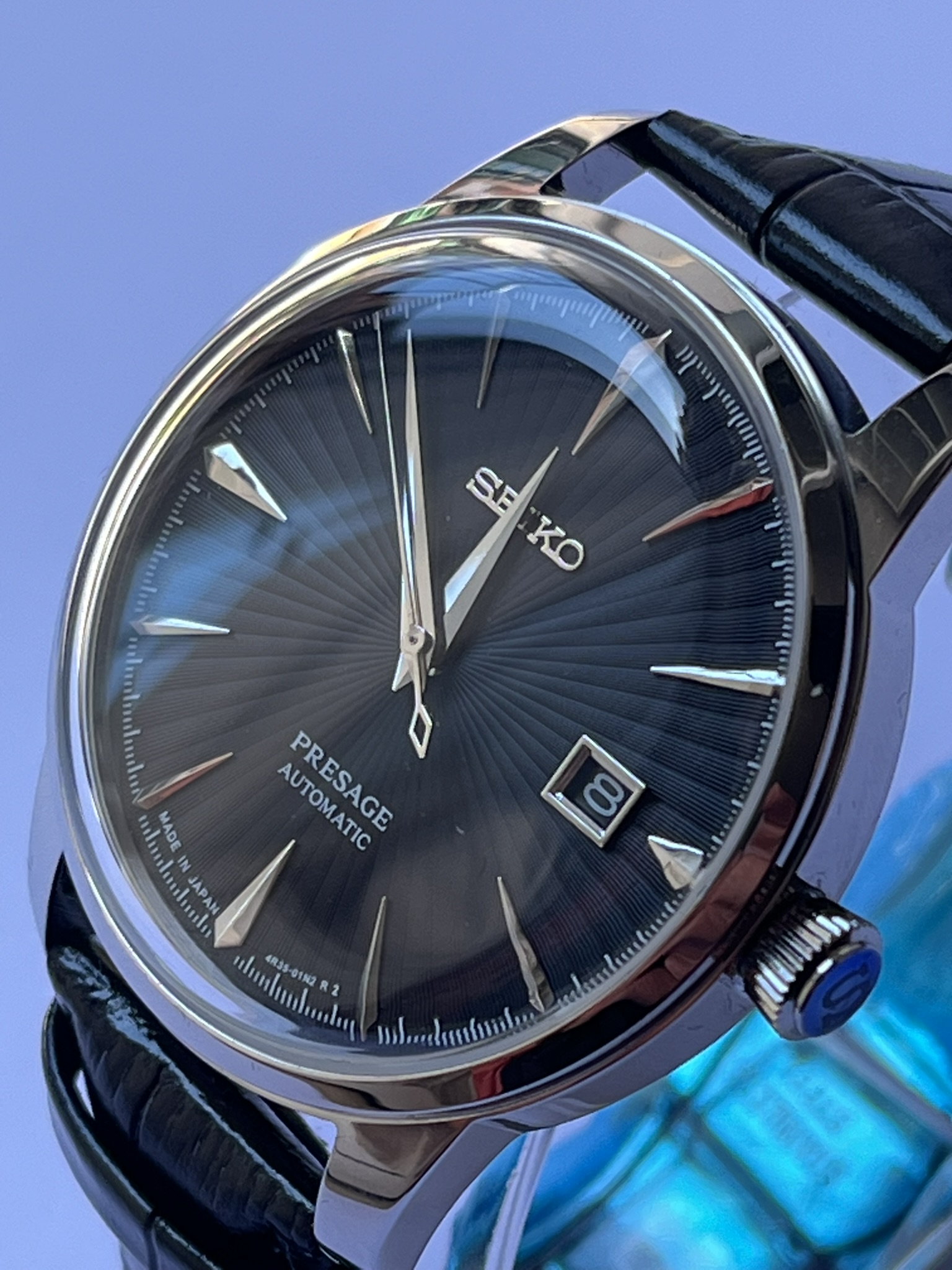 Seiko Presage Cocktail Negro — JLH Mods